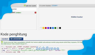 Cara Memasang Histats di Blog AMP dan Non AMP