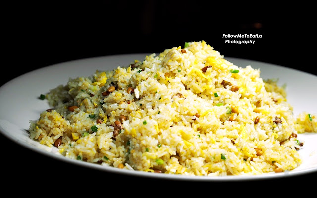 Fried Rice With Goose Liver Pate & Pine Nuts
