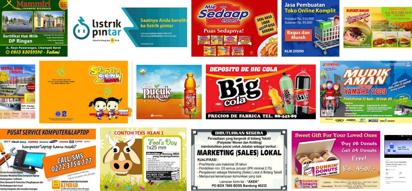 √ Pengertian Teks Iklan, Fungsi, Struktur, Ciri, Contoh