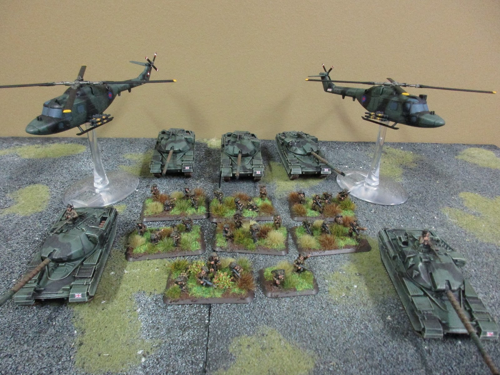 Fawcett Avenue Conscripts Team Yankee British Infantry and Lynx