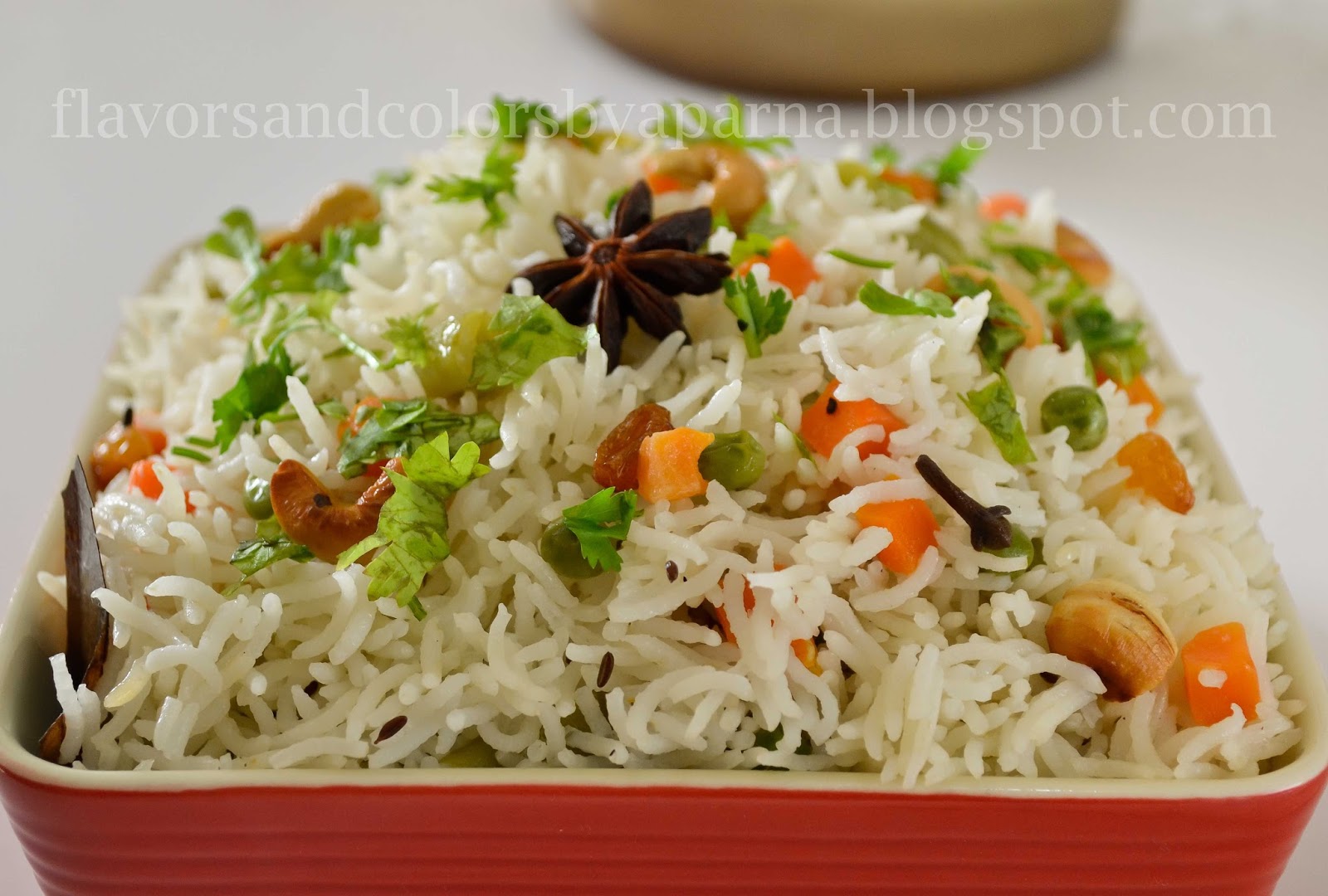No Onion Garlic Vegetable Pulao Flavors N Colors