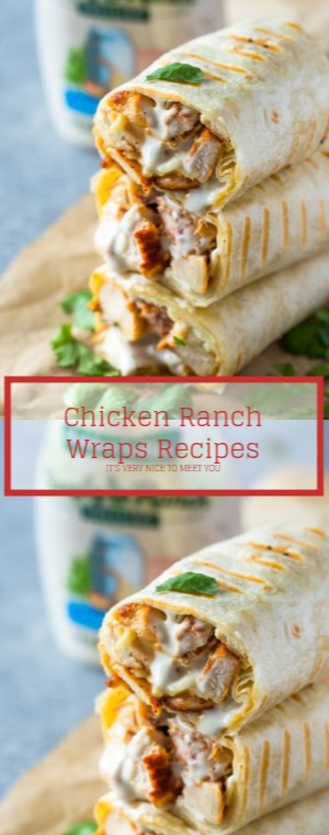 Chicken Ranch Wraps - Easy Kraft Recipes - angrygeorgian