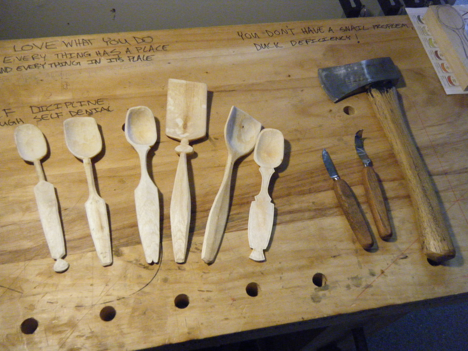 Trevor Walsh Handmade Swedish Spoon Carving