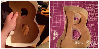  DIY craft tutorial. How to make a monogram wine cork holder using recycled materials.