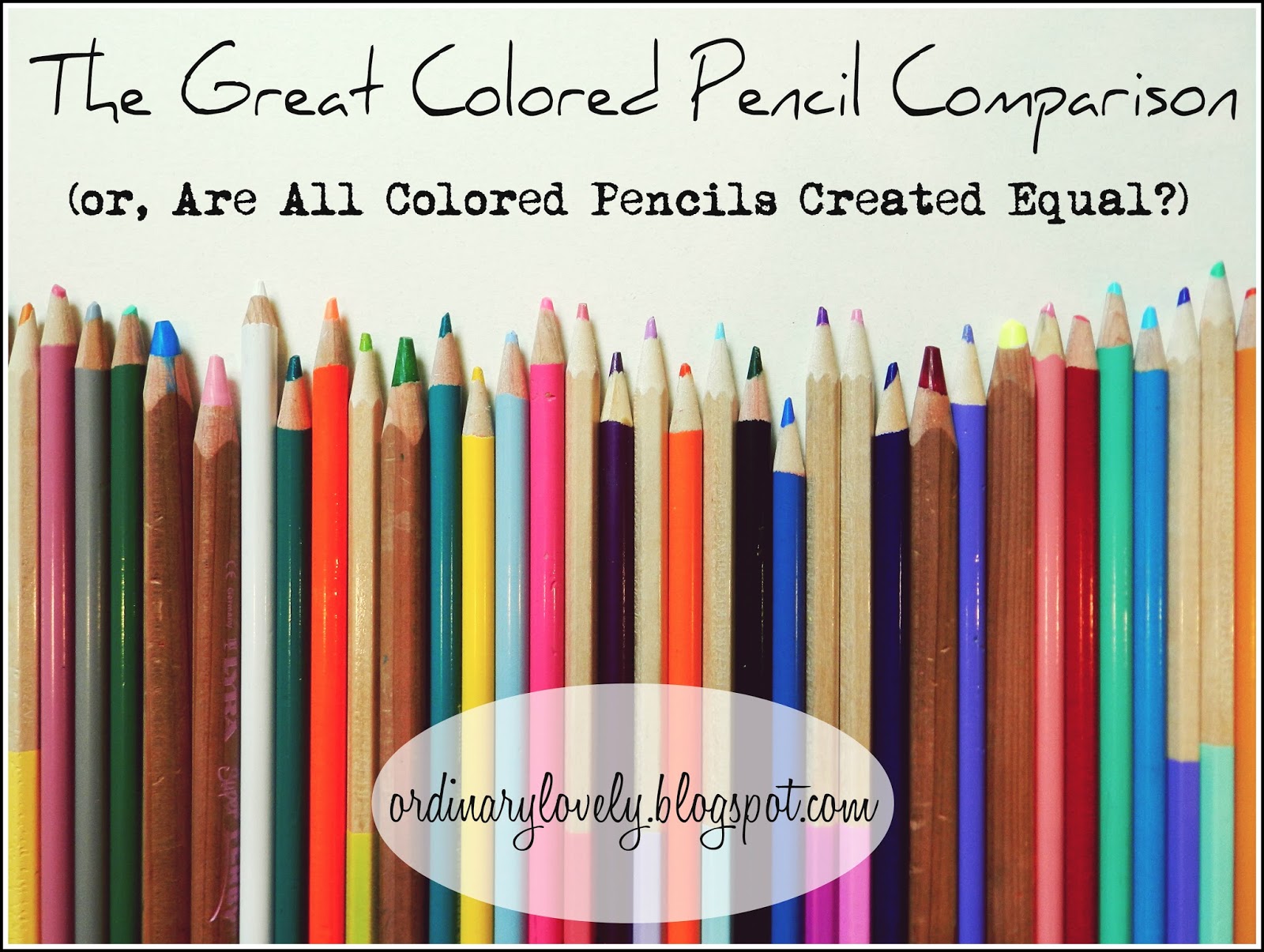 Comparing Colored Pencils 