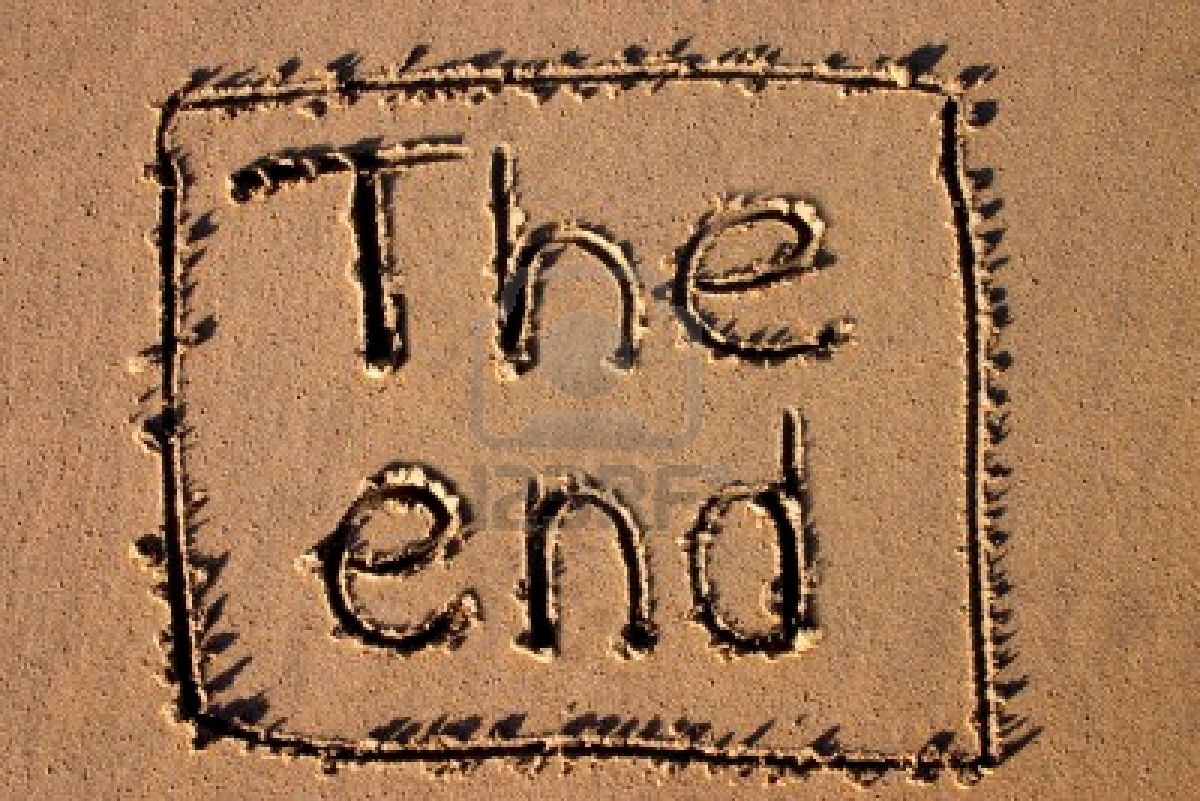 Reached the end. The end. Teh end. Конец the end. The end картинка.