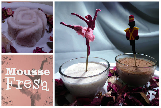 Mousse de fresa o chocolate para El Soldadito de Plomo