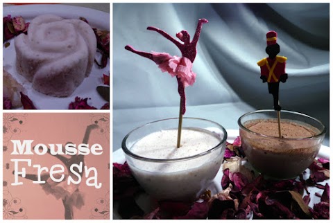 Mousse de fresa o chocolate para El Soldadito de Plomo