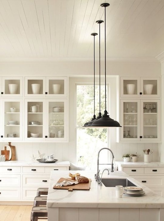 Simple White Kitchen the black goose design: the classic white kitchen Simple White Kitchen the black goose design: the classic white kitchen
