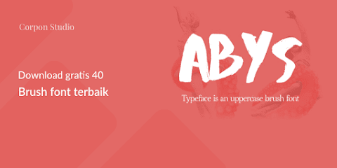 Download 40+ Brush Font Terbaik