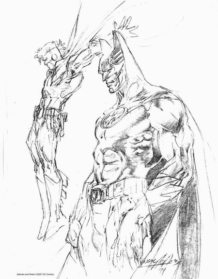 Sample page 1 of Neal Adams 2007 Sketchbook Convention Exclusive