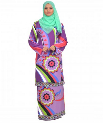 Busana muslim baju kurung batik untuk pesta Busana muslim baju kurung batik untuk pesta