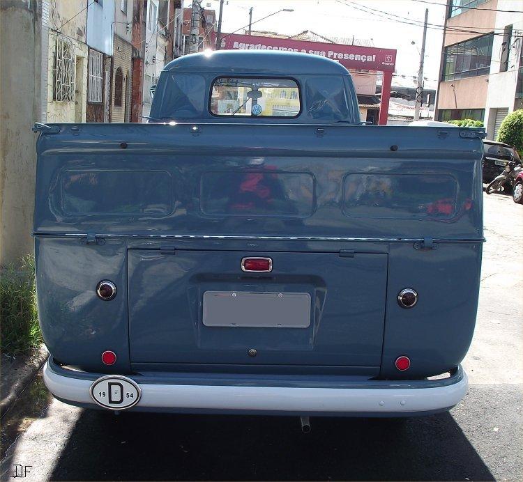 Fusca Classic Vw Kombi Barndoor Pickup 1954.