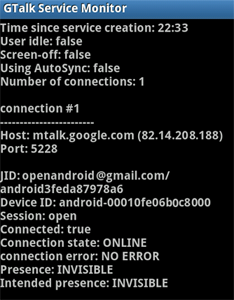 gtalk service monitor to get device id gtalk service monitor to get device id