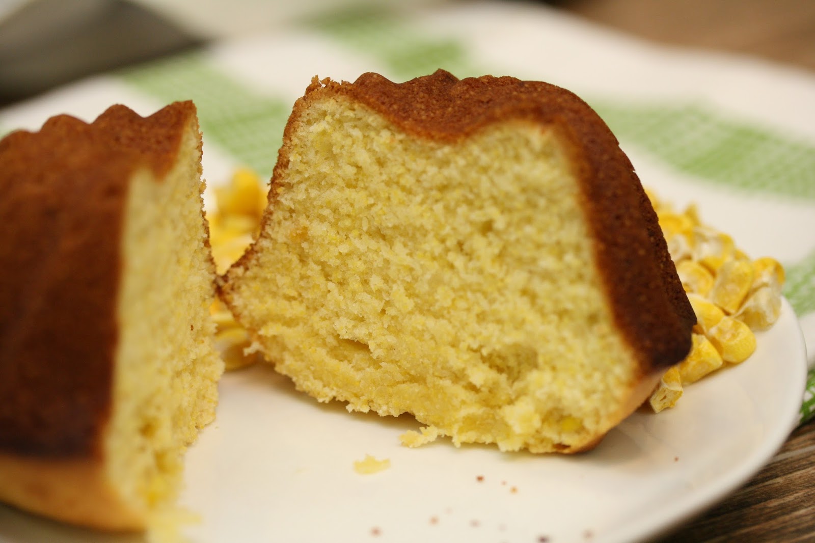Cornbread Mini Bundt Cakes In the Kitchen with Honeyville