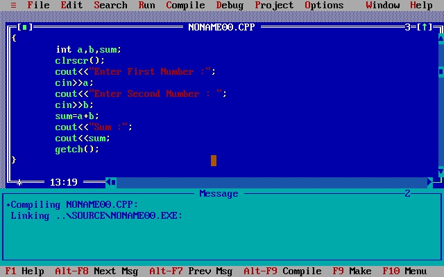Addition of two numbers in c++ ~ APPMATRIX