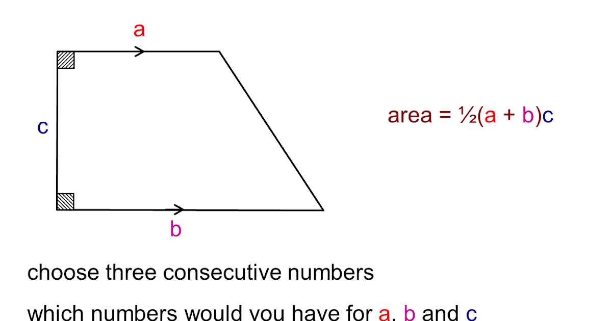 MEDIAN Don Steward mathematics teaching rightangled trapeziums