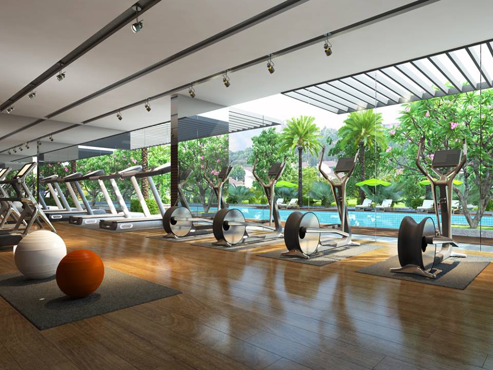 Phòng tập Gym chung cư e2 yên hòa