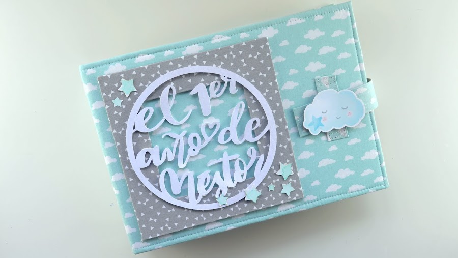 album scrapbooking tela