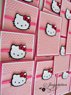 Hello Kitty Pink Invitation