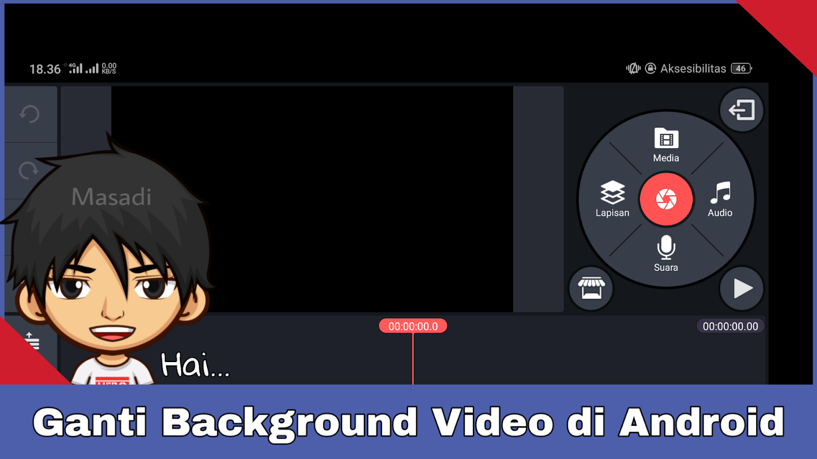 Cara Ganti Background Video di Kine Master Cara Ganti Background Video di Kine Master