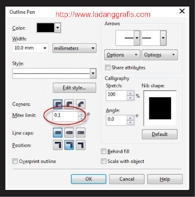 Cara Menajamkan Sudut Pada Objek di Corel Draw Cara Menajamkan Sudut Pada Objek di Corel Draw