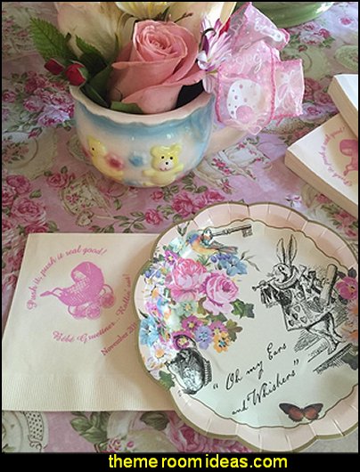 Alice Dainty Party Plates alice in wonderland baby shower theme party decorations Alice Dainty Party Plates alice in wonderland baby shower theme party decorations