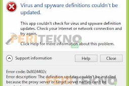 3 Cara Mengatasi Virus And Spyware Definitions Couldn’T Be Updated