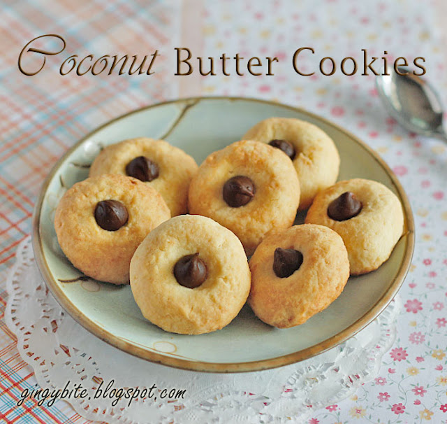 Coconut Butter Cookies 椰子牛油曲奇