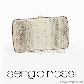 Queen Maxima style SERGIO ROSSI Clutch Bag