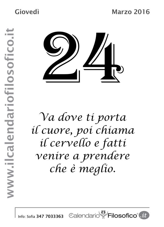 Eolie news La frase del giorno (Dal Calendario Filosofico)