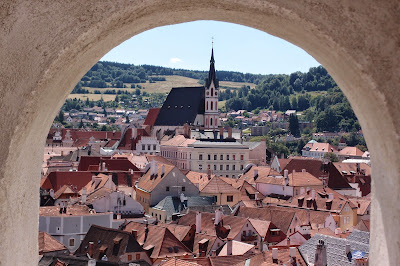 República Checa vistas desde el Castillo de Cesky Krumlov