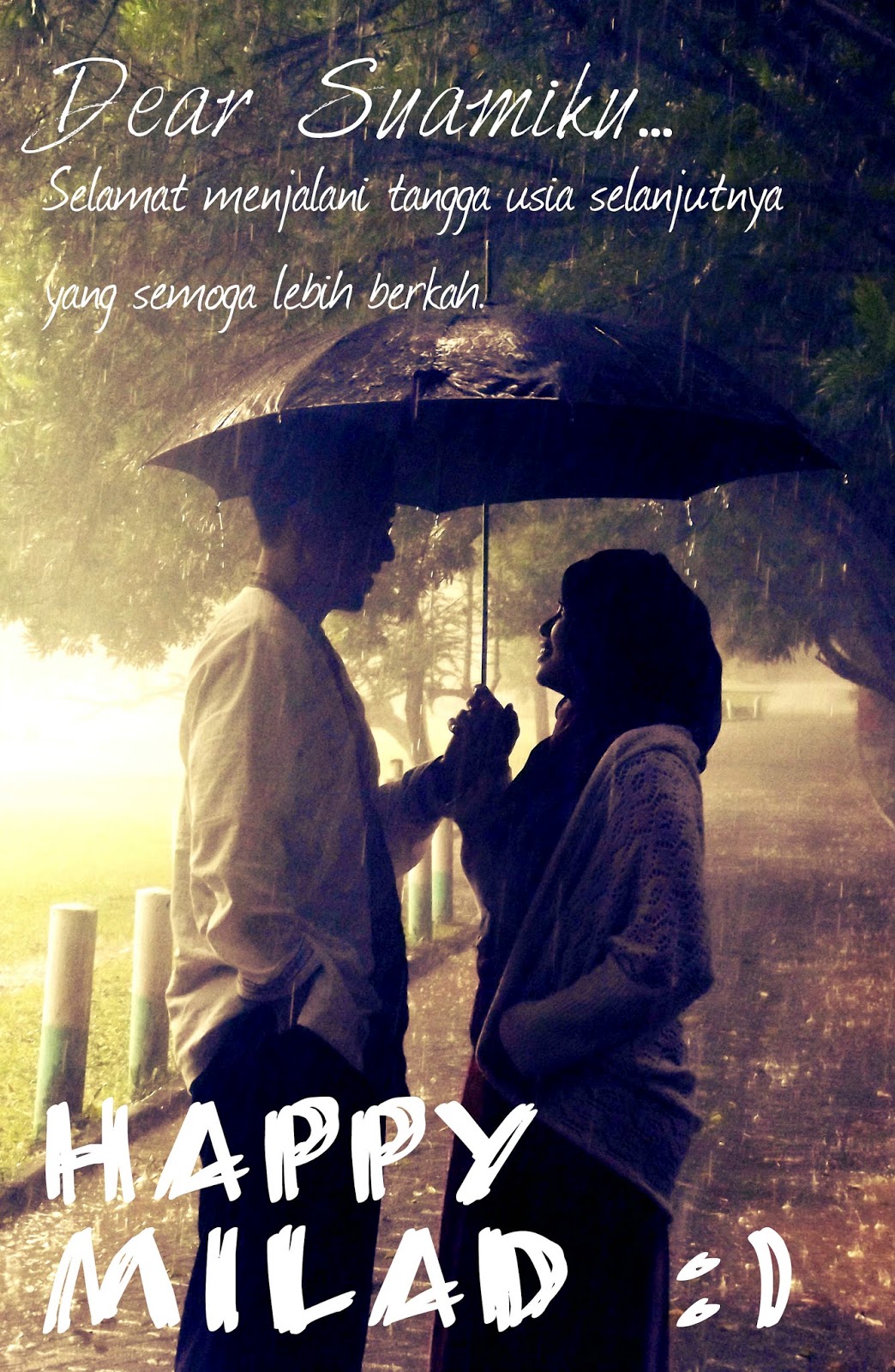 Dear Suamiku, Happy Milad :)