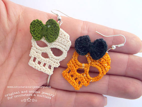 Halloween skull Crochet pattern
