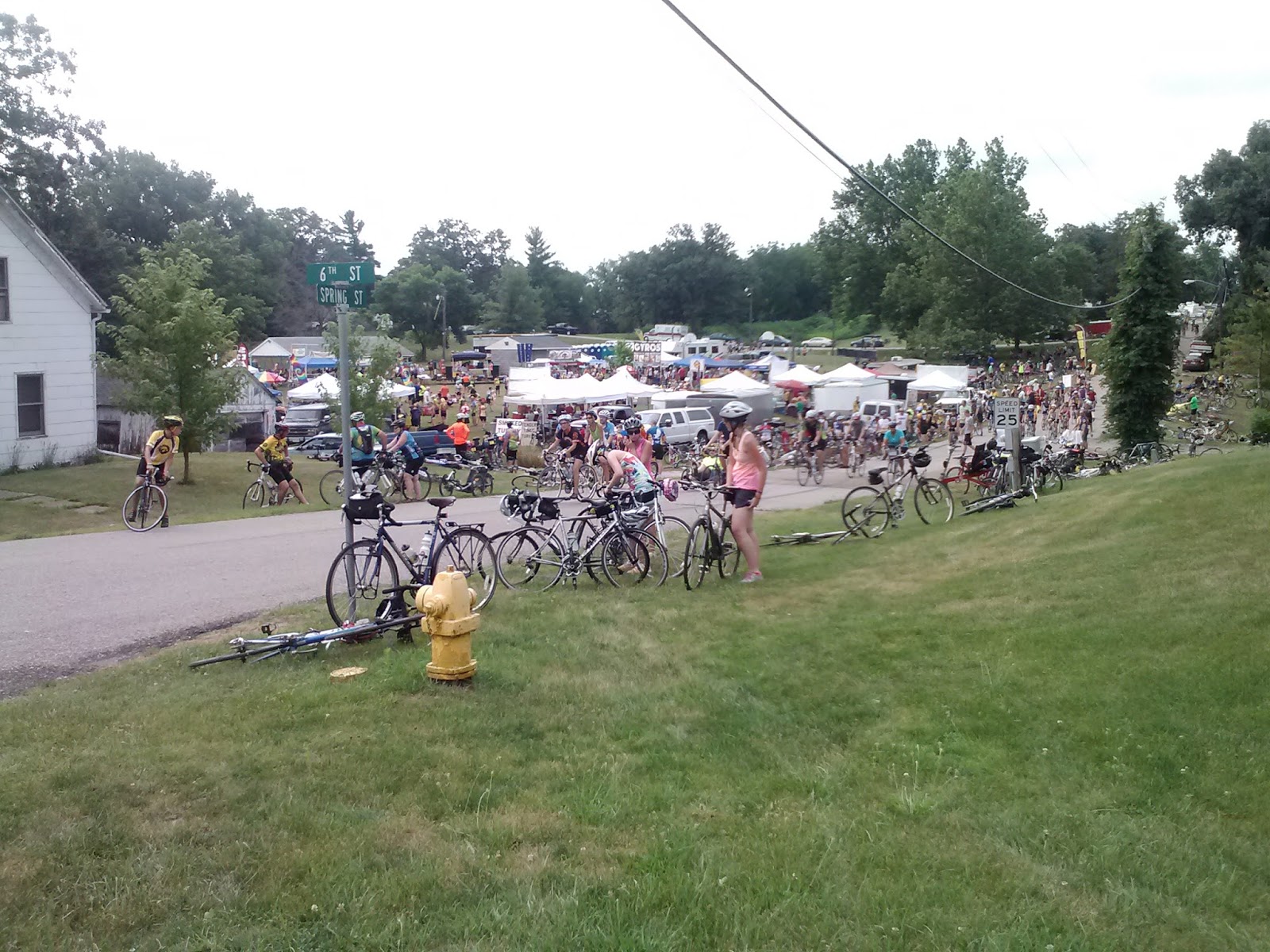 Merrows On Tour Ride Across Iowa Friday Hedrick, Iowa