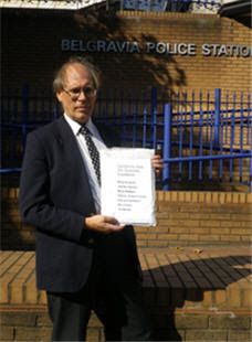 A visit by The Madeleine Foundation to Operation Grange at Belgravia Police Station to mark Goncalo Amaral Day 2011 Bps