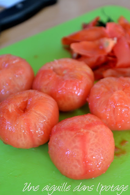 tomates pelées