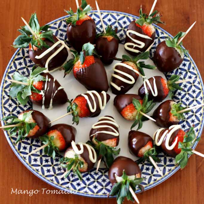Easy Forky DIY chocolate covered strawberries, @writingwithrome