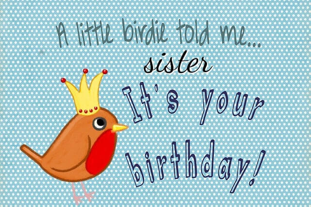Happy Birthday Sister greeting card image, wallpaper Happy Birthday Sister greeting card image, wallpaper