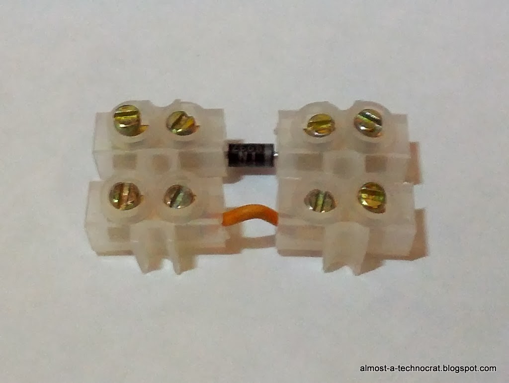 Blocking diode to prevent the current back flow to solar panel Blocking diode to prevent the current back flow to solar panel