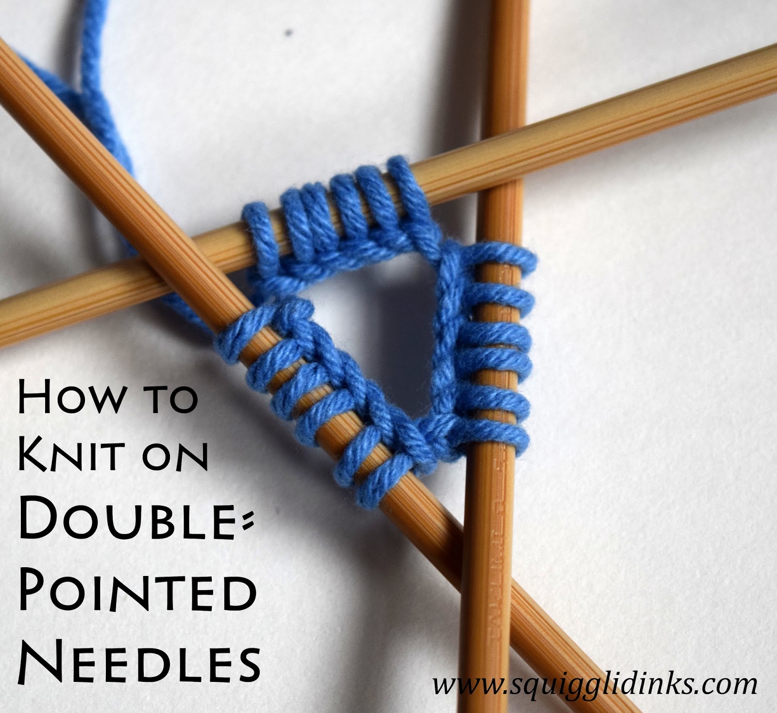 Knitting in the round with Double Pointed Needles