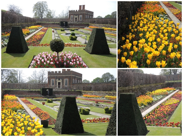 Filz und Garten Gartenblog Hampton Court Palace Gardens im April
