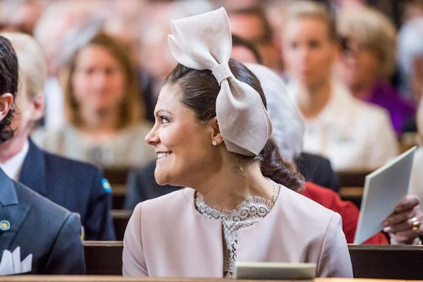 Crown Princess Victoria, Prince Daniel, Prince Carl Philip attended the "Te Deum" church service