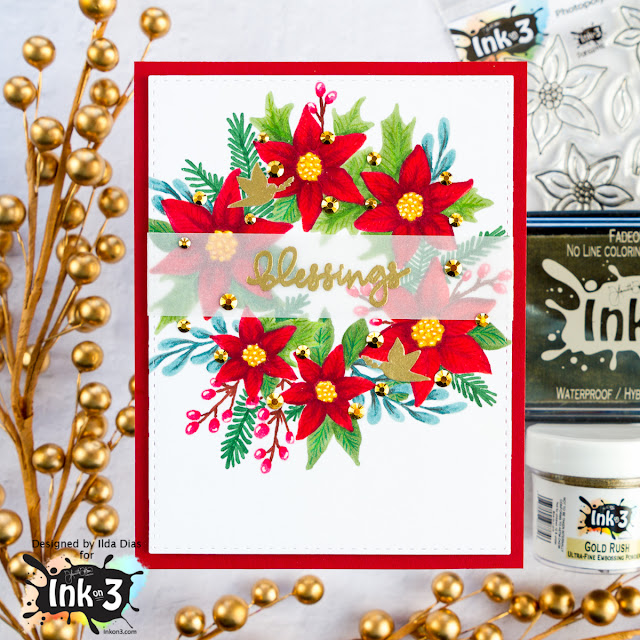 Ink On 3 Holiday Blessings Blog Hop by ilovedoingallthingscrafty.com