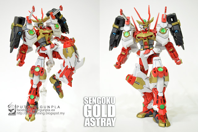 PUTARO GUNPLA - HGBF 1/144 Sengoku Astray Gundam Custom Paint by Putra Shining