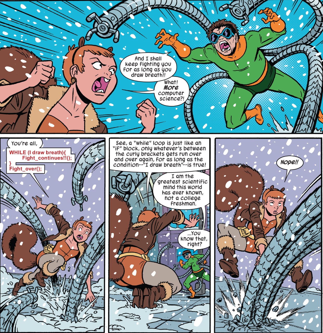 Weird Science DC Comics The Unbeatable Squirrel Girl 11 Review and