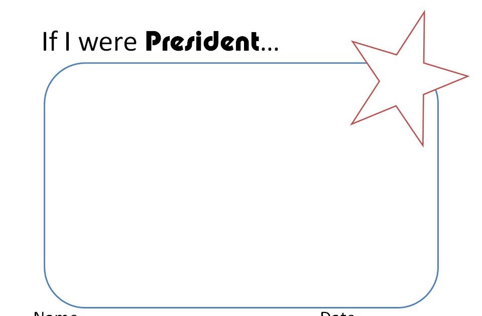 Learn and Grow Designs Website: If I Were President... Activity and