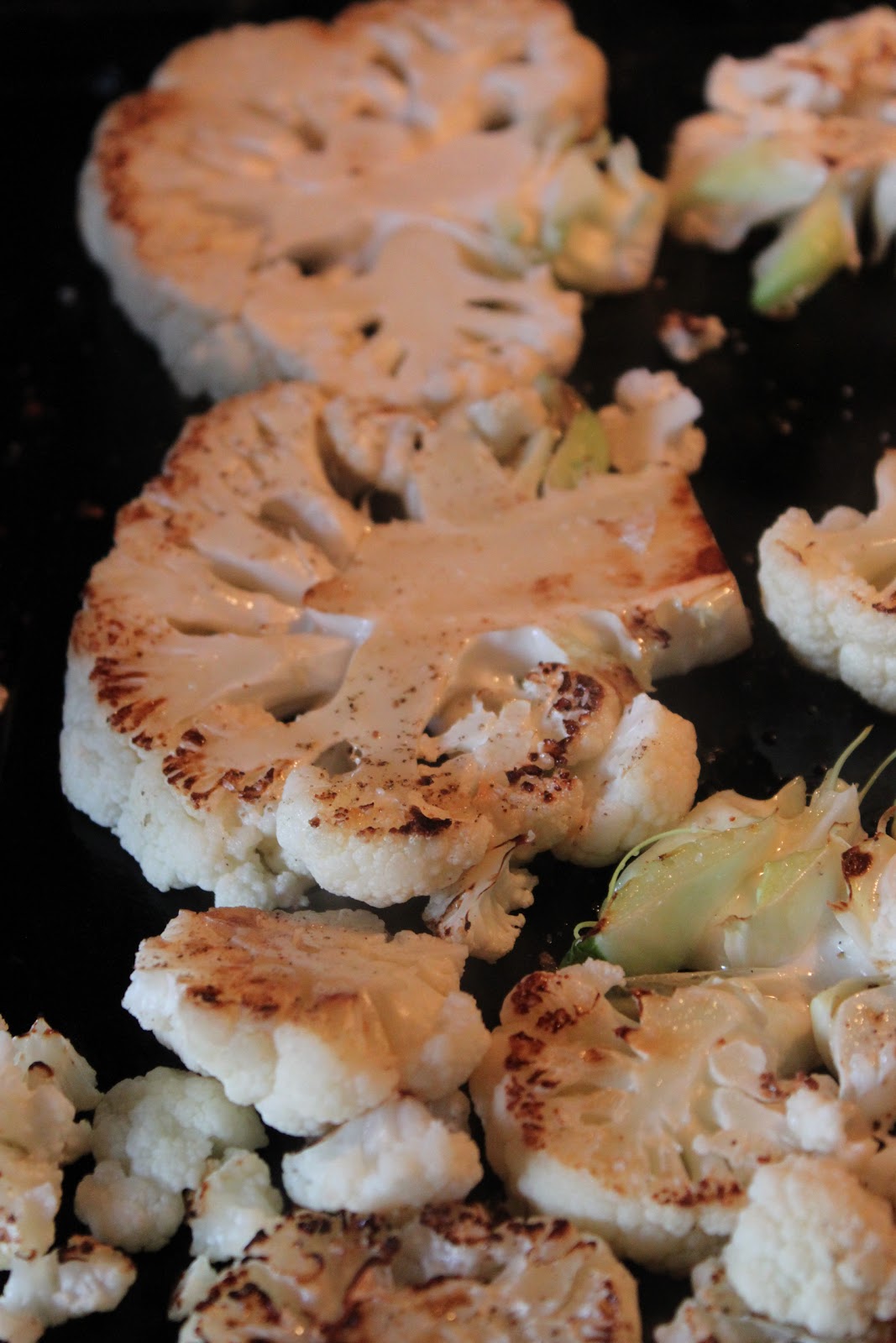 fivetenfifteen pan seared cauliflower steaks