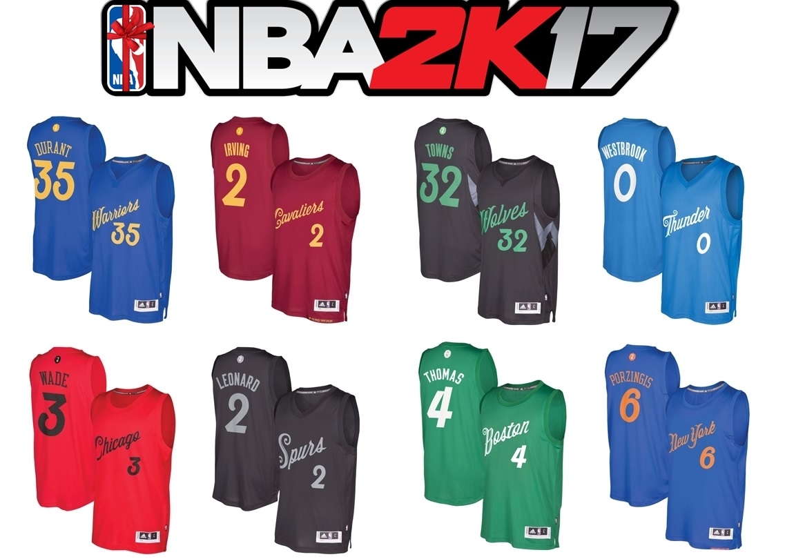 nba 2k17 official christmas roster update clippers christmas jersey 2019