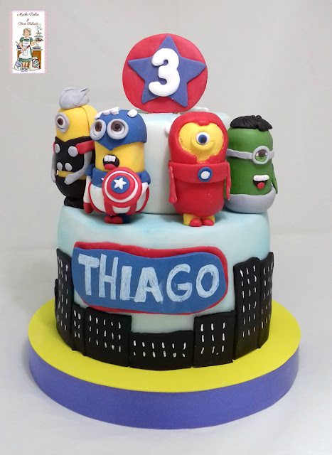 Minions Super Héroes Para Thiago
